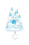 6" Ice Castle Customizable Ornament