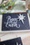 4.5" Navy Holy Night Plaque Ornament - Peace on Earth
