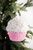 Pink Cupcake Sprinkles Ornament