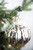 Metallic Ridged Iced Kismet Finial Ornament - Champagne