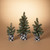 Pine Tree With Plaid Fabric - Small