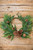 26” Mixed Greens with Pine Cones Swag Wreath