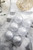 3” Silver Matte Mercury Ball Ornaments - Set of 6