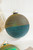 4" Line Ball Ornament - Deep Blue