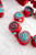Candy Garland in Red/Aqua