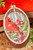 5.5” Woodland Bird Glass Disc Ornament - Cardinal