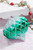 6" Green Frost Onion Ornament