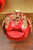 Red Round Glass Beaded Ornament