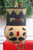 Nutcracker Head Ornament - Black & Gold