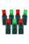 5mm 70L 4" Spacing - Red/Green
