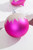 4" Fuchsia Frost Ball Ornament