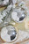 Round Antique Silver Mercury Glass Ball Ornament Collection