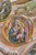 5" Glass Disc Nativity Ornament Mary