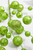 39” Green Glitter Ball Spray Close Up