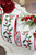 4” x 5 Yard Holly Berry & Vine Embroidered Canvas Ribbon