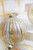 Mixed Metal Striped Ornament Balls