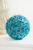 4.5" Teal Glamour Sequin Ball Ornament