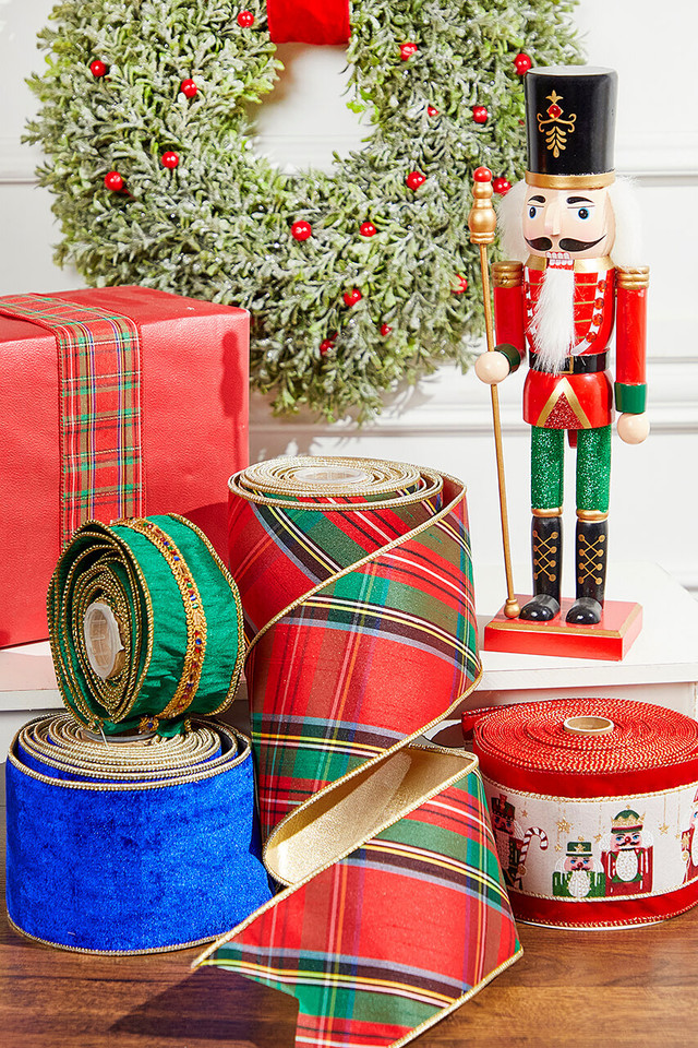 Christmas Decor Ribbon Christmas Tree Ribbon Decorator's Warehouse