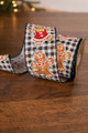2.5” x 10 Yard Gingerbread Ribbon - Decorator's Warehouse