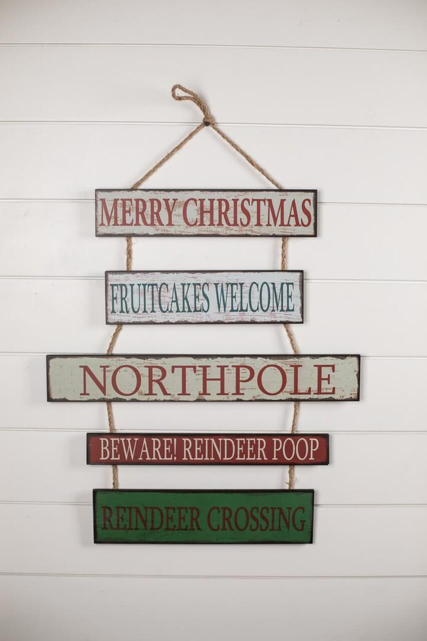 Christmas Tree Sign Wall Décor - Decorator's Warehouse