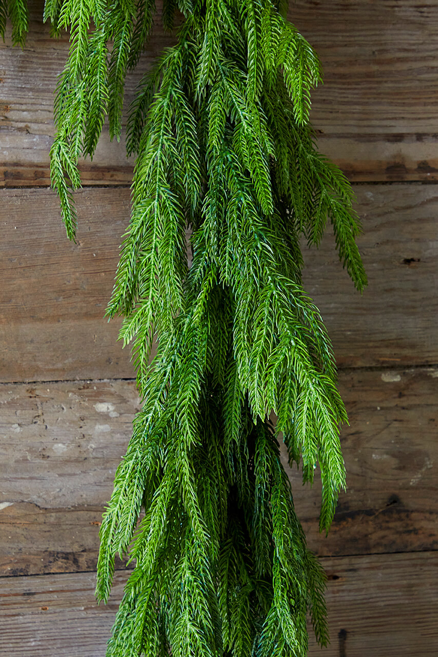 72” Real Touch Norfolk Pine Garland | Decorator's Warehouse
