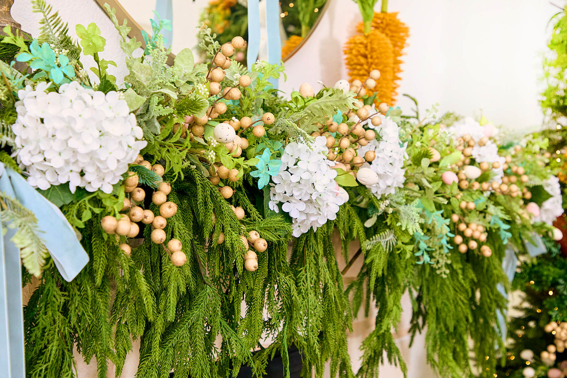 Spring Tree Garland How to Make a Spring Garland to Easter Garland Design - Decorator's ...