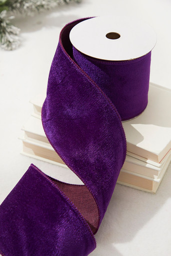 purple-velvet-ribbon-