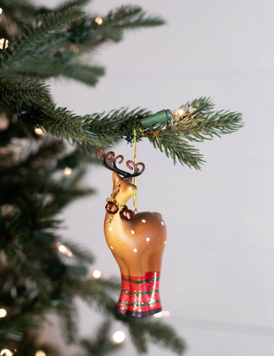 Reindeer Dust Ornament 1ct