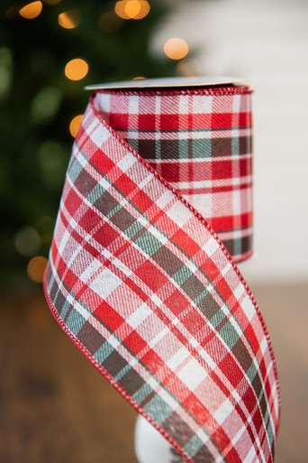 Red Gingham Ribbon - Perfect Tables