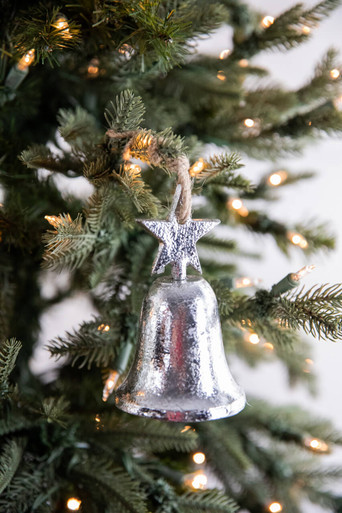 Giant Silver Bells for Christmas!