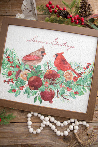 22” Cardinal Wall Decor - Decorator's Warehouse