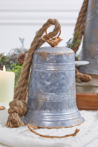 8.5” Metal Bell with Bird