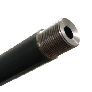 Threaded barrel with fresh 11 degree target crown.