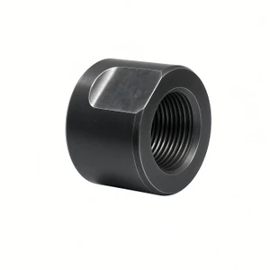 Carbon Steel (Blued) thread protector with wrench flats