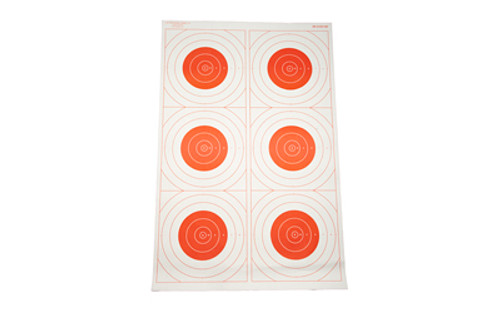 ACTION TGT BLSEYE MILI RED 100PK