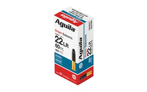 AGUILA 22LR SNIPER SUB 60GR 50 Ct.