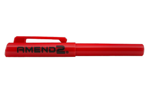 AMEND2 G10 RED SELF-DEFENSE PEN