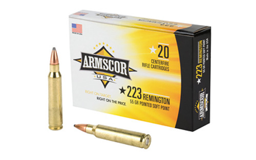ARMSCOR 223REM 55GR PSP 20/1000
