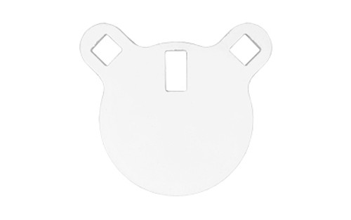 B/C 4" 3/8" STEEL TRGT ROUND PLATE