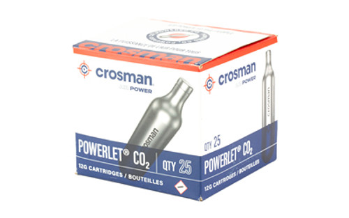CROSMAN POWERLET CO2 CARTRIDGES 25PK