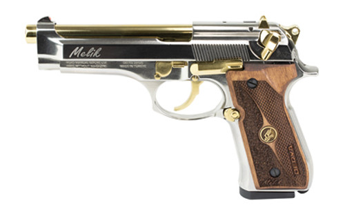 DERYA MELIK 9MM 4.9" 10RD SLVR/GOLD