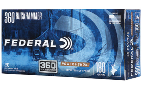 FED PWRSHK 360 BCKHMMR 180GR 20/200