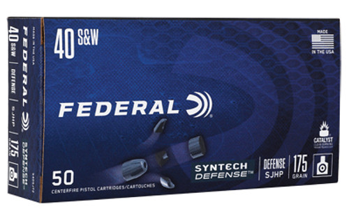 FED SYN DEF 40 S&W 175GR SJHP 50/500