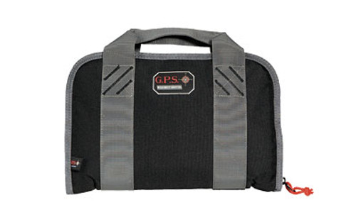 GPS DOUBLE COMPACT PISTOL CASE BLACK