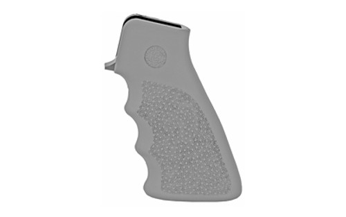 HOGUE GRIP AR15 W/FINGER GROVE GREY