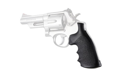 HOGUE MONOGRIP S&W SQ BUTT RBR BLK