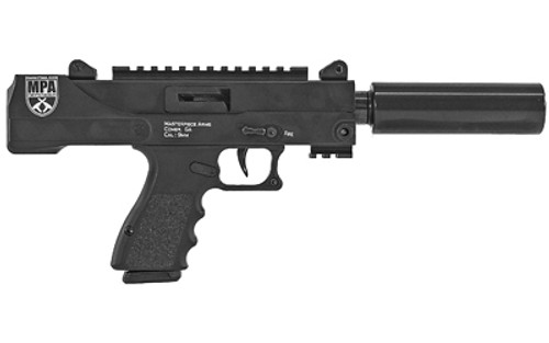 MPA PISTOL 9MM 4.5" 17RD TB BLK W/RL