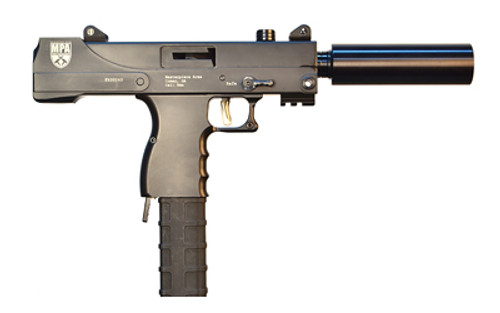 MPA PISTOL 9MM 6" 30RD TB BLK