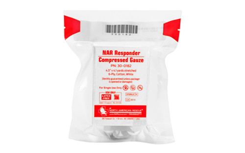 NAR RESPONDER COMPRESSED GAUZE