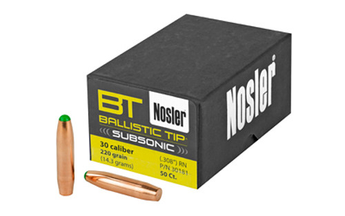 NOSLER 30 CAL 220GR 50CT